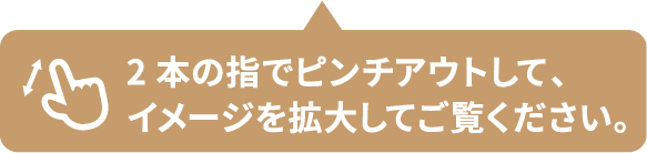 2本の指でピンチアウトしてイメージを拡大してご覧ください