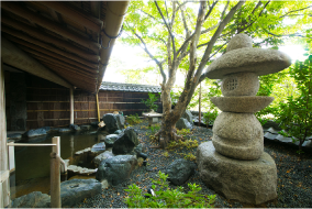 露天風呂 庭園