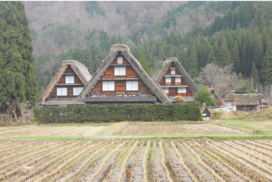 世界遺産「白川郷」で築数百年の合掌造り集落を散策	