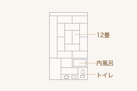 一般客室の間取り