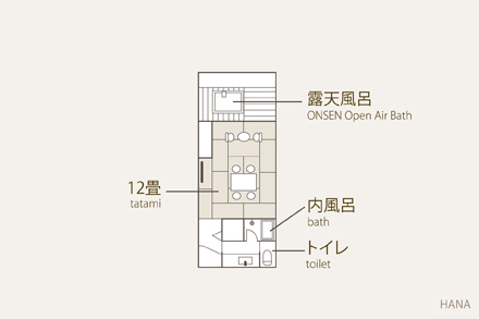 – 華 – HANAの間取り