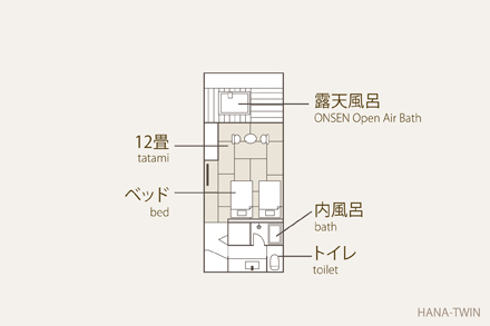 – 華ツイン – HANA TWINの間取り