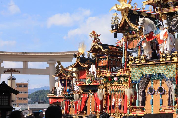 今年の八幡祭は好天に恵まれました。