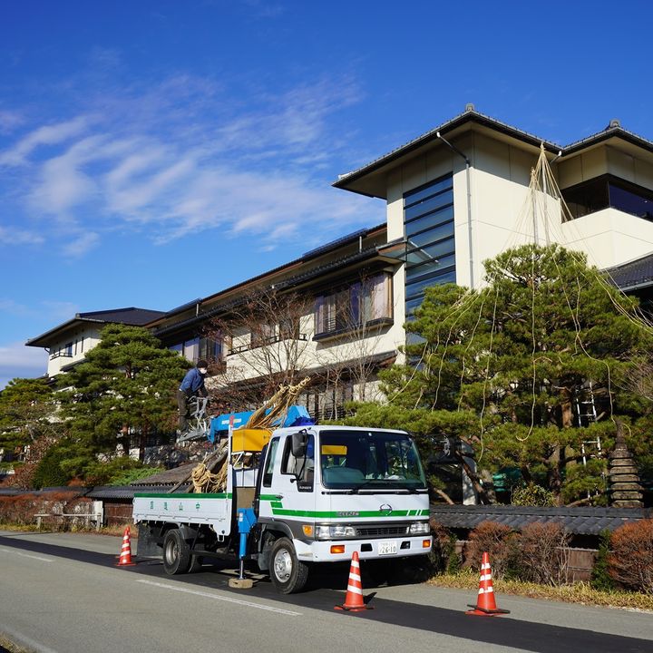 冬支度が始まりました。